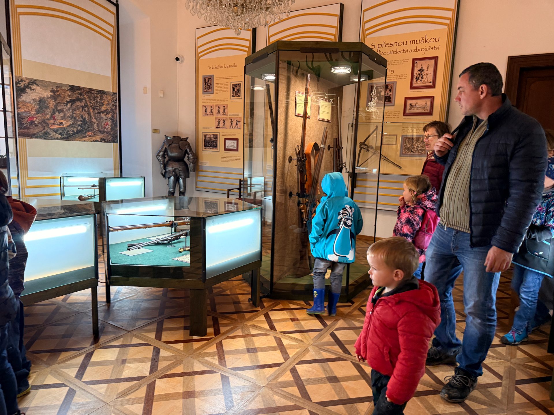 Expozice S přesnou muškou v Muzeu Podblanicka na vlašimském zámku