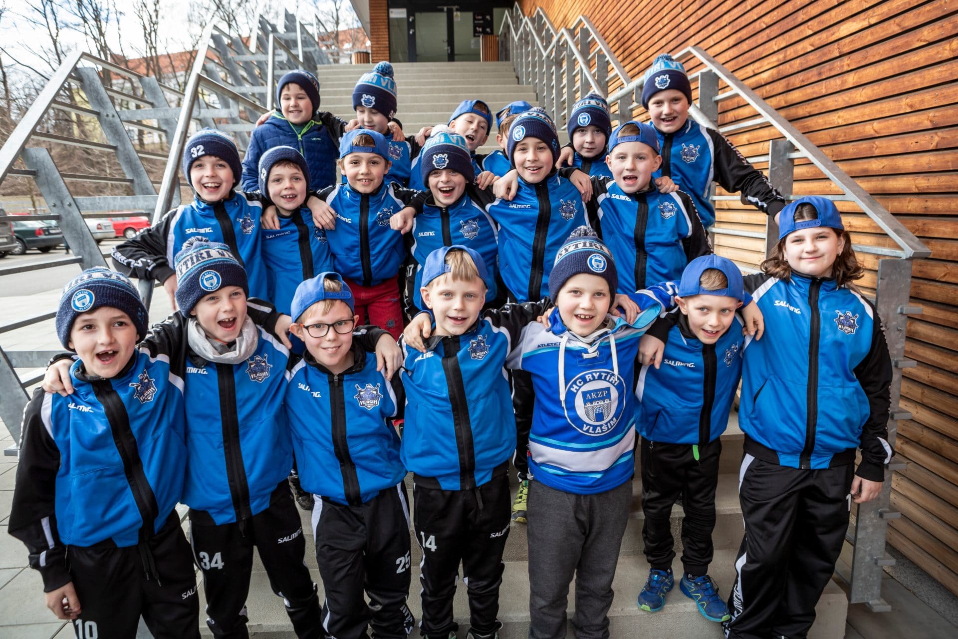 Tým mladých hokejistů HC Rytíři Vlašim
