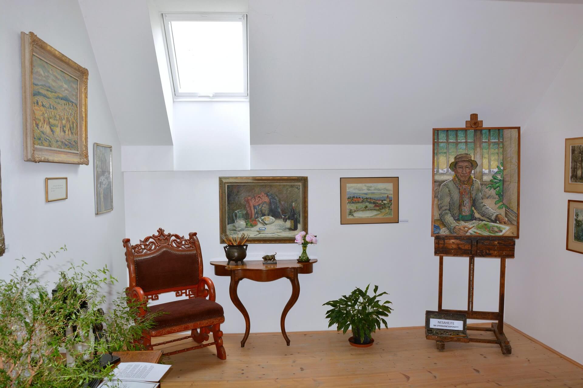 Galerie akademického malíře Josefa Tříšky v Muzeu Štěpánovska