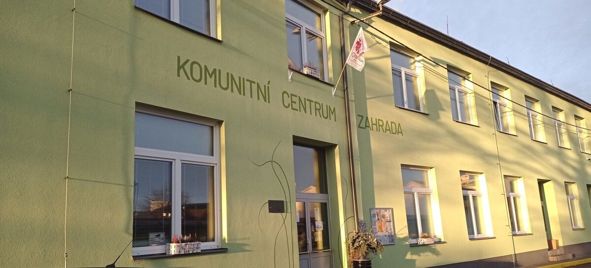 Budova Komunitního centra Zahrada ve Vlašimi